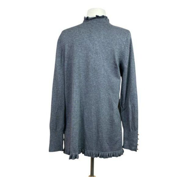 Joseph A. Grey Open Front Sweater  New With Tag Size Small - Picture 3 of 5